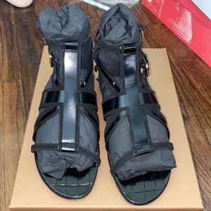 Burberry London Black Margo Sandals
